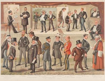 Lot 616 - Vanity Fair. A collection of 44 'doubles' and 'groups', mostly late 19th century