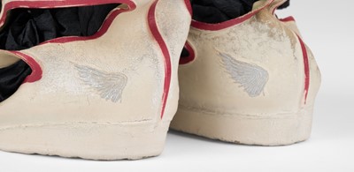Lot 270 - Clothing. A rare pair of Phillips' Silver Wing bathing shoes, England, early 1920s