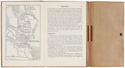 Lot 34 - Russia. Route Zone B. Southern Routes from Archangel, Information and Route Notes, 1918