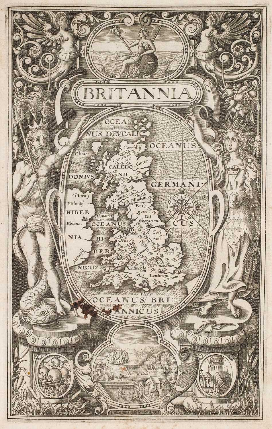 Lot 7 - Camden (William). Britannia sive Florentissimorum Regnorum Angliae, Scotiae, Hiberniae ..., 1607