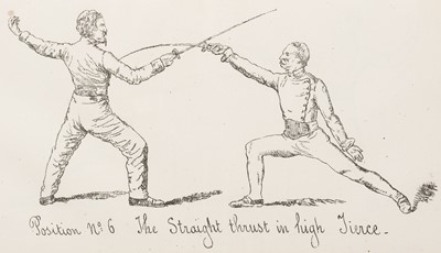 Lot 131 - Corbesier (Antoine J.). Theory of Fencing; with the Small-Sword Exercise, 1873