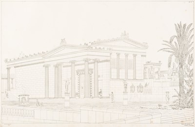 Lot 21 - Inwood (Henry William). The Erechtheion at Athens, 1831