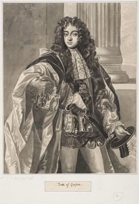 Lot 60 - British School. 1st Duke of Grafton, Henry FitzRoy, after Isaac Beckett, monochrome watercolour
