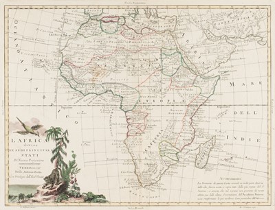 Lot 421 - Africa. Zatta (Antonio), L'Africa divisa ne' Suoi principali stati..., 1776