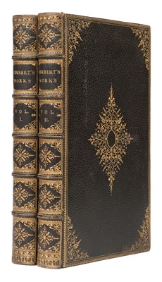 Lot 115 - Bindings. The Works of George Herbert in prose and verse, 2 volumes, 1846