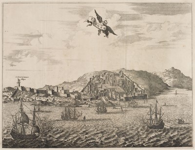 Lot 510 - Tangier. Dapper (Olfert), Tanger, published by John Ogilby, circa 1670