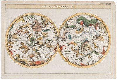 Lot 436 - Celestial Maps. De Launay (Nicolas), Four Celestial maps & Charts, circa 1738