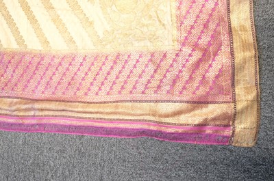Lot 296 - Shawl. A Lucknow type shawl, India, circa 1900