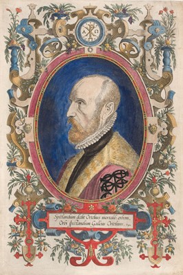Lot 492 - Ortelius (Abraham). Spectandum dedit ortelius mortalib orbem..., 1579 or later