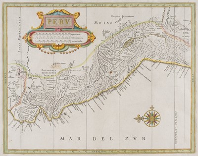 Lot 497 - Peru. De Laet (Joannes), Peru, Laiden: circa 1633