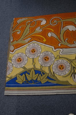Lot 263 - Art Nouveau. Needlepoint panel, French, circa 1900
