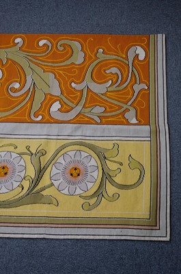Lot 263 - Art Nouveau. Needlepoint panel, French, circa 1900