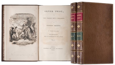 Lot 112 - Dickens (Charles). Oliver Twist; or, The Parish Boy's Progress, 3rd edition, 1841