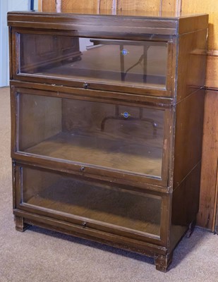 Lot 334 - Bookcase. A 1920s Globe Wernicke mahogany bookcase