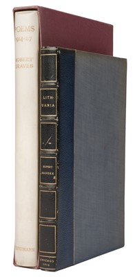 Lot 292 - Brooke (Rupert). Lithuania, a Drama in One Act, 1st edition, Chicago Little Theatre, 1915