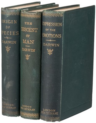 Lot 46 - Darwin (Charles). Origin of Species, Sixth Edition, 1894..., and two others