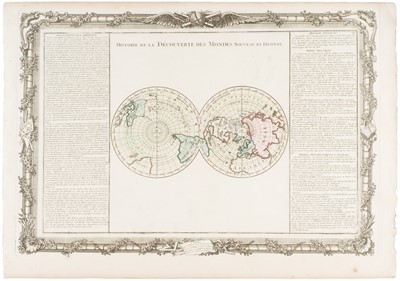 Lot 522 - World & Four Continents. Desnos (Louis Charles), circa 1761