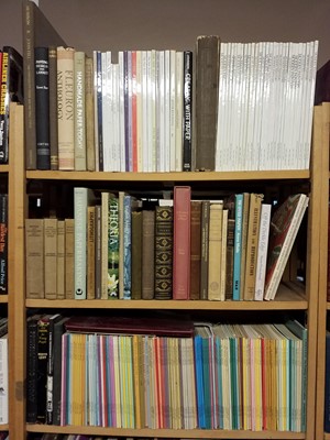 Lot 382 - Morison (Stanley). John Fell and The 'Fell' Types, Garland Publishing, 1981, plus other books on printing, Shakespeare Head Bronte, art and literature, etc.
