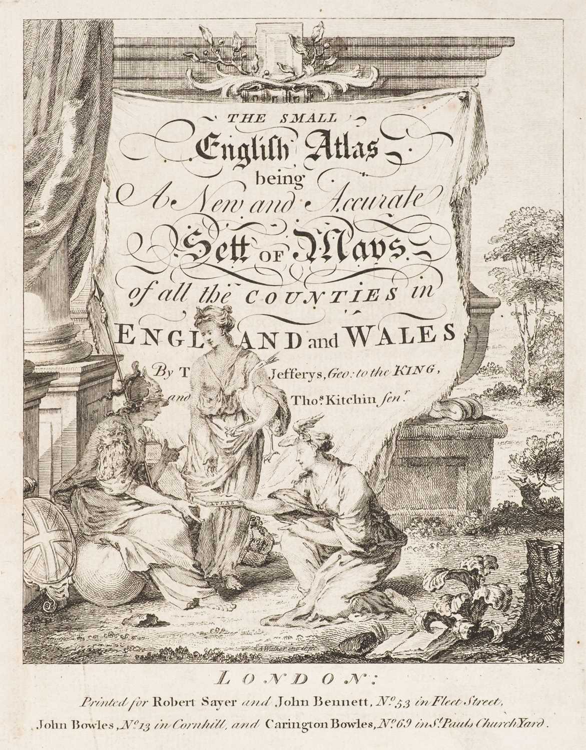 Lot 23 - Jefferys (Thomas & Kitchin Thomas), The Small English Atlas..., 1775