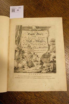 Lot 23 - Jefferys (Thomas & Kitchin Thomas), The Small English Atlas..., 1775