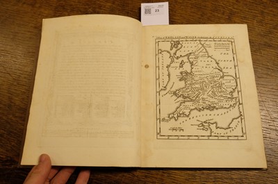 Lot 23 - Jefferys (Thomas & Kitchin Thomas), The Small English Atlas..., 1775
