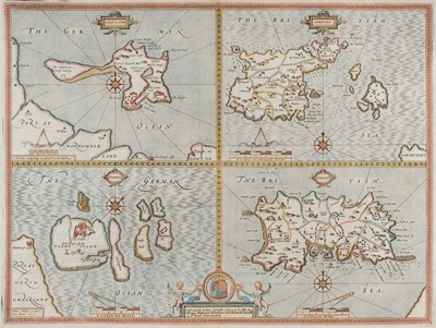 Lot 429 - British Islands. Speed (John), Holy Iland, Farne, Garnsey [and] Jarsey, circa 1676