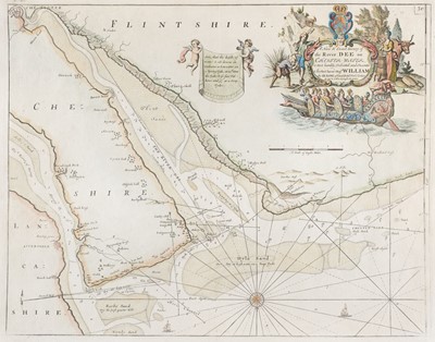 Lot 500 - River Dee. Collins (Captain Greenville), A New & Exact Survey of the River Dee..., [1693 or later]