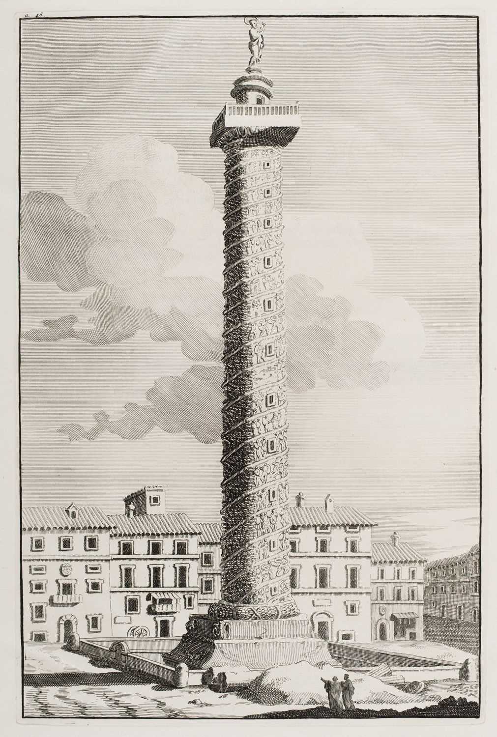 Lot 29 - Overbeke (Bonaventure van). Les Restes de l'Ancienne Rome, vols I-II, 1709