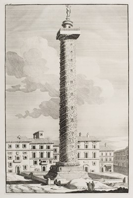 Lot 40 - Overbeke (Bonaventure van). Les Restes de l'Ancienne Rome, vols I-II, 1709