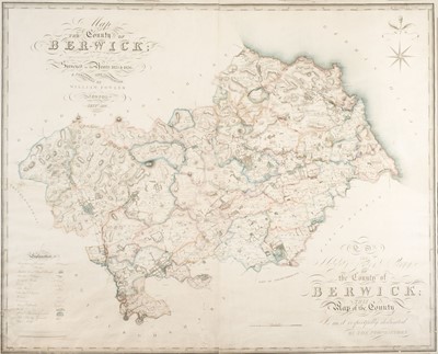 Lot 426 - Berwick. Fowler (William), Map of the County of Berwick..., 1826