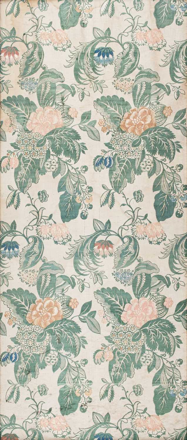 Lot 286 - Fabric. A large portion of silk from the wedding dress of Ann Middleton née Harrison, late 18th