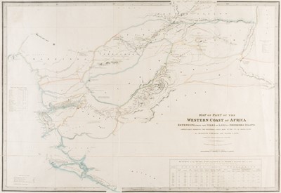Lot 420 - Africa. Wyld (James (publisher). Map of part of the Western Coast of Africa..., 1830