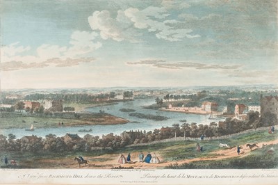 Lot 624 - Vivares (Fancois). A View from Richmond Hill down from the River, circa 1760
