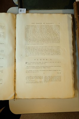 Lot 9 - Chandler (Richard, Nicholas Revett & William Pars). Ionian Antiquities, 1769