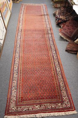 Lot 264 - Carpet. An Oriental Arak woollen runner, 20th century, Caucasian woollen runner, early 20th century