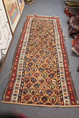 Lot 264 - Carpet. An Oriental Arak woollen runner, 20th century, Caucasian woollen runner, early 20th century