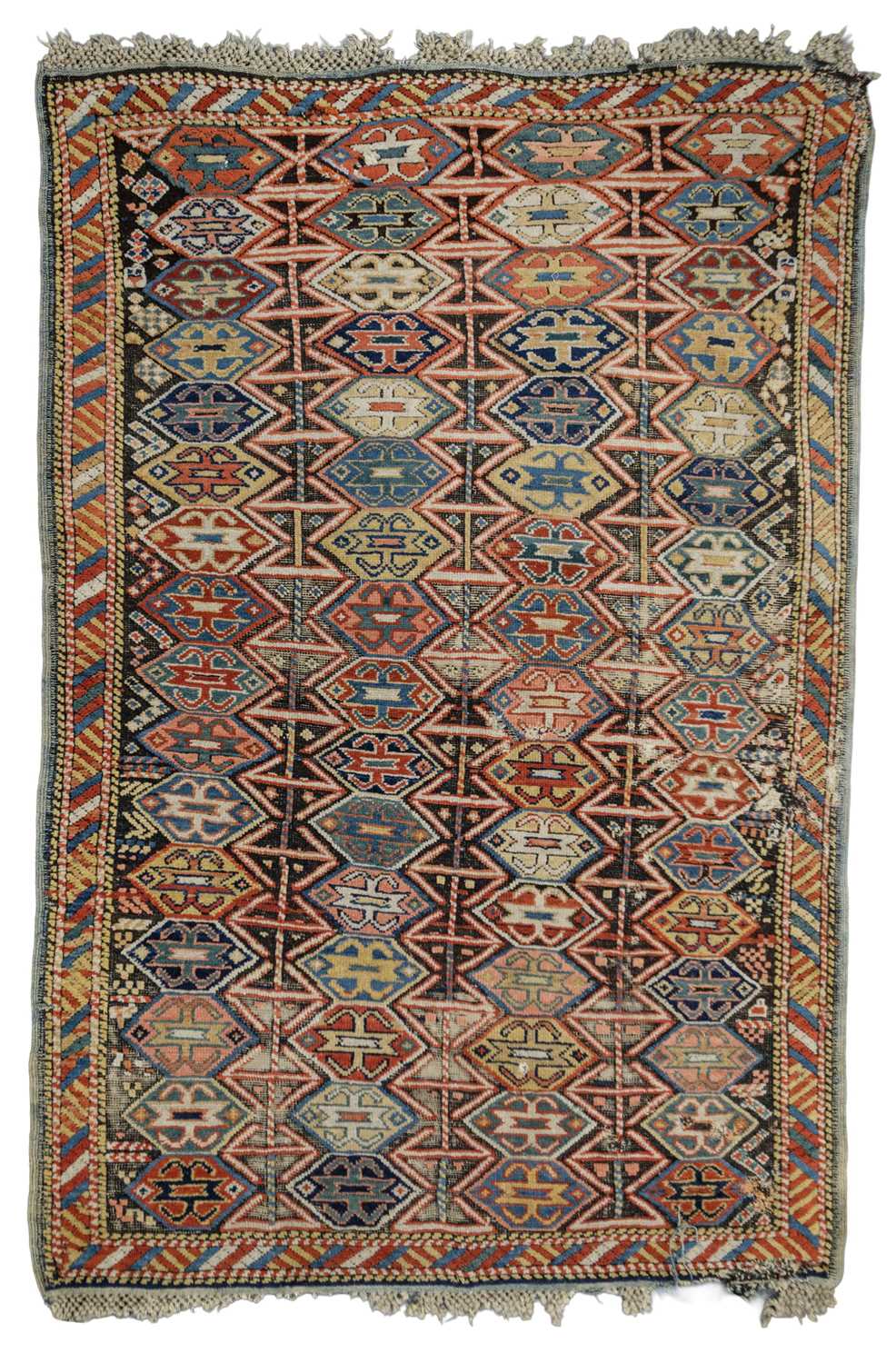Lot 266 - Carpets. Four Oriental woollen prayer rugs, including Teke Bochara
