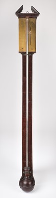 Lot 449 - Barometer. A Victorian stick barometer
