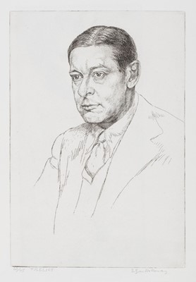 Lot 243 - Holloway (Edgar, 1914-2008). T.S. Eliot, 1934