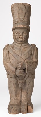 Lot 470 - Tribal Art. An African [?] carved wood soldier