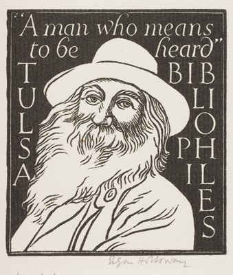 Lot 388 - Holloway (Edgar, 1914-2008). Tulsa Bibliophiles & John Bennett Shaw, woodcut bookplates