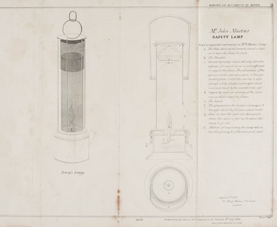 Lot 295 - Coal Mine Accidents. Report from the Select Committee on Accidents in Mines, 4 September 1835