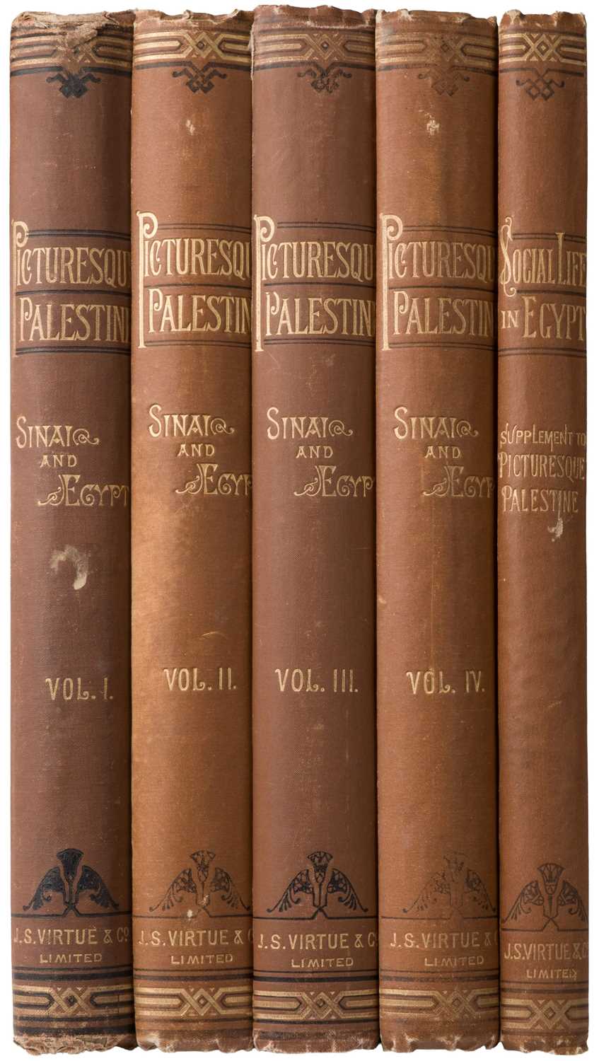 Lot 42 - Wilson (Charles). Picturesque Palestine, 5 Volumes including Supplement, c. 1880