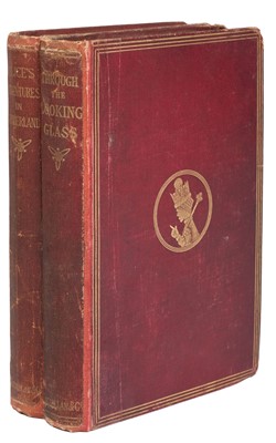 Lot 293 - Carroll (Lewis). Alice's Adventures in Wonderland, 1884 & Through the Looking Glass, 1883