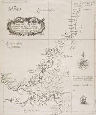 Lot 505 - South East England. Dudley (Sir Robert), Carta Particolare della Bocca..., [1646 - 61]