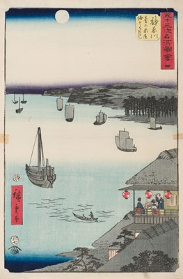 Lot 140 - Hiroshige (Utagawa, 歌川 広重, 1797-1858). Kanagawa, 1855