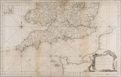 Lot 506 - Southern England. Bellin (N.), Carte Réduite des Iles Britannique..., Paris: 1757