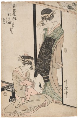 Lot 115 - Utamaro (Kitagawa, 喜多川 歌麿). Courtesans, Edo: circa 1800