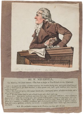 Lot 540 - Caricatures. A collection of 15 caricatures, all 18th century