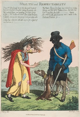 Lot 541 - Caricatures. A collection of six caricatures, early 19th century